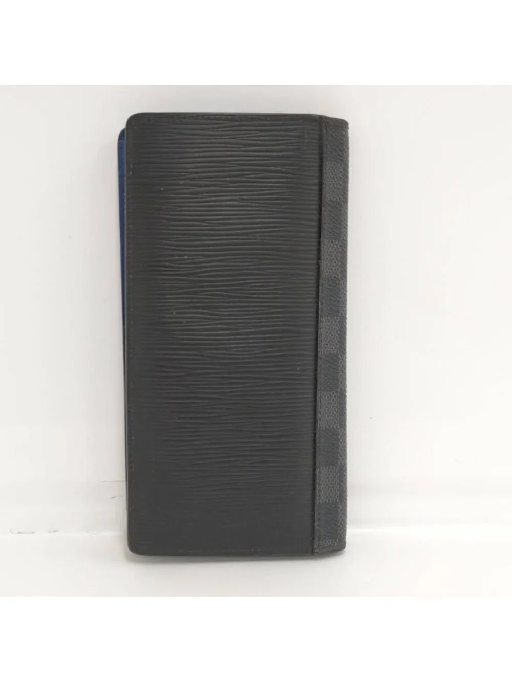 Louis Vuitton Portefeuille Brazza Wallet Epi Damier Graphite Black Navy